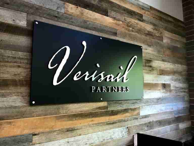 Verisail Partner Lobby Signage by Blackfire Signs