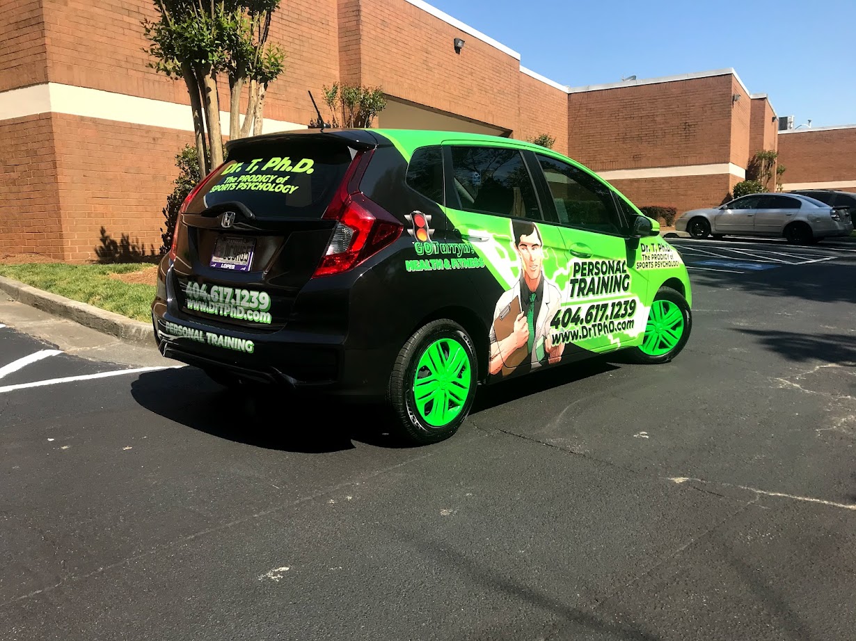 Personal Training Neon Vehicle Wrap for Car by Blackfire Signs